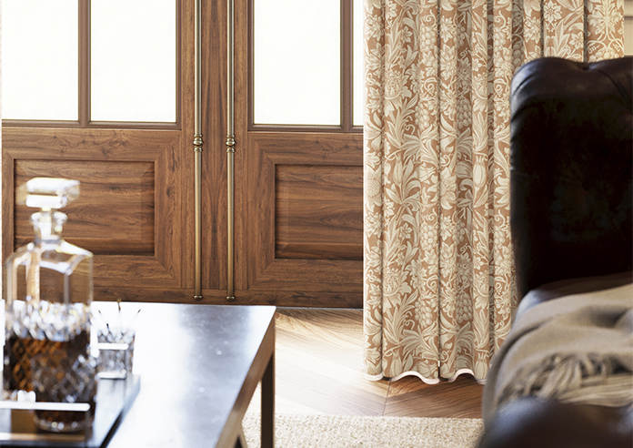 William Morris At Home Sunflower, Madder - Made to Measure Curtains - Image 5